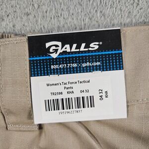 NEW GALLS Tac Force Tactical Pants Women Khaki Size 4 Inseam 32